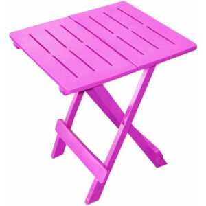 Spetebo - Kunststoff Klapptisch adige 45 x 43 cm - pink - Garten Camping Balkon Tisch