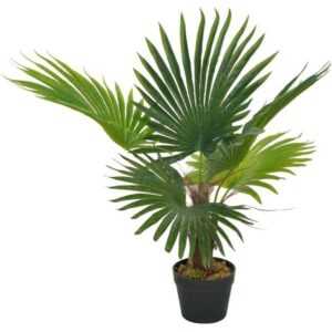 Sweiko - Künstliche Pflanze Palme mit Topf Grün 70 cm 22343
