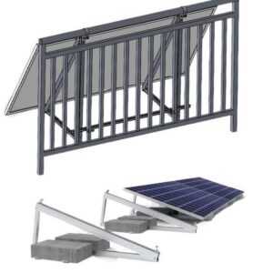 TZIpower Balkon Halterung Aufständerung Dach Solarmodul-Halterung, (1-tlg)