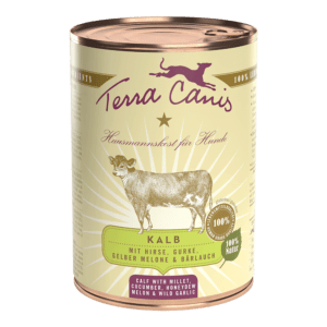 Terra Canis Classic | Kalb mit Hirse, Gurke, gelber Melone und Bärlauch 400g