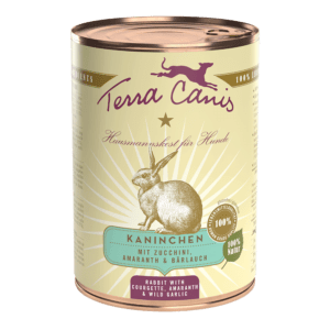 Terra Canis Classic | Kaninchen mit Zucchini, Amaranth und Bärlauch 400g