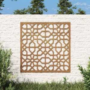 Vidaxl - Garten-Wanddeko 55x55 cm Cortenstahl Maurisches Design Braun