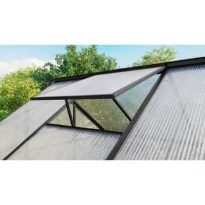 Vitavia - Dachfenster für Gewächshaus Triton ohne Verglasung schwarz aluminium