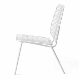 WM String Lounge Chair Sessel, Farbe weiss