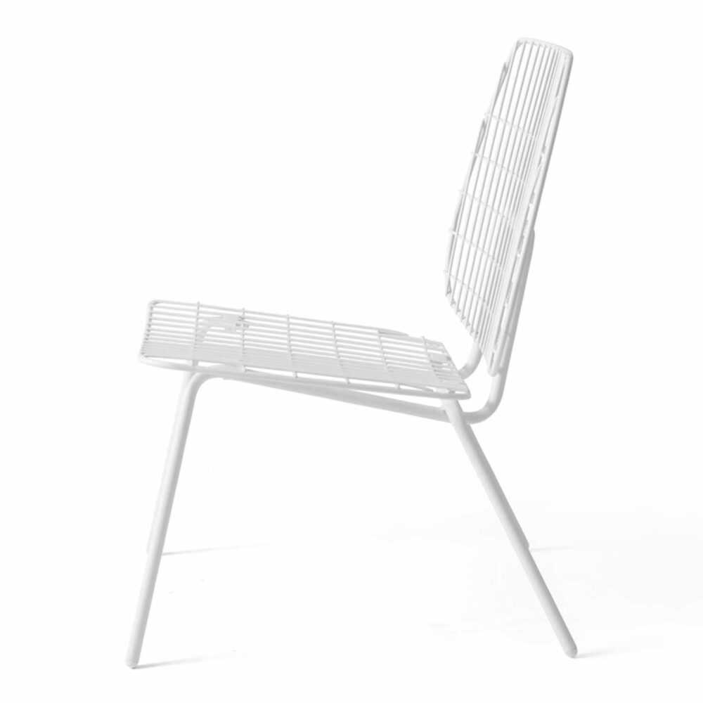 WM String Lounge Chair Sessel, Farbe weiss
