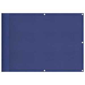 vidaXL Balkonsichtschutz Balkon-Sichtschutz Blau 75x700 cm 100 % Polyester-Oxford