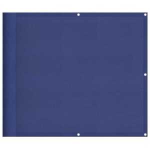 vidaXL Balkonsichtschutz Balkon-Sichtschutz Blau 90x700 cm 100 % Polyester-Oxford