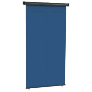 vidaXL Seitenmarkise Balkon-Seitenmarkise 170x250 cm Blau