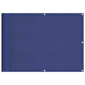 vidaXL Seitenmarkise Balkon-Sichtschutz Blau 75x700 cm 100 Polyester-Oxford