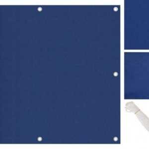 vidaXL Seitenmarkise Balkon-Sichtschutz Blau 90x400 cm Oxford-Gewebe