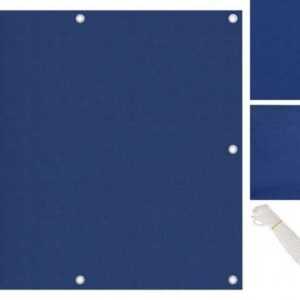 vidaXL Seitenmarkise Balkon-Sichtschutz Blau 90x500 cm Oxford-Gewebe